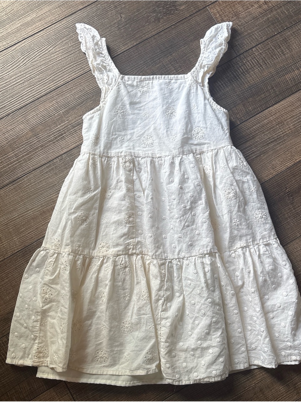 Tommy Bahama White Eyelet Sundress with Lace Details
